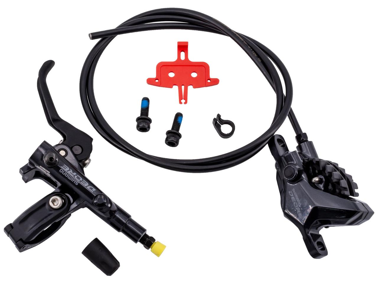 Гідравлічне гальмо Shimano M6100 Deore J05A Ice tech передній J-kit, фото 1