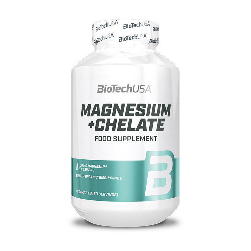 Комплекс магниевый для спорта Magnesium + Chelate (60 caps), BioTech Амур - фото 1 - id-p1980989416