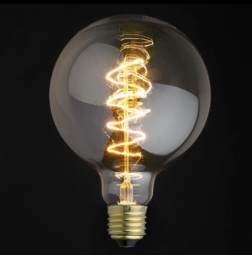 Світлодіодна лампа Едісона G-125 спіраль