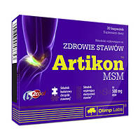 Хондропротектор для спорта Artikon MSM (30 caps) +Презент