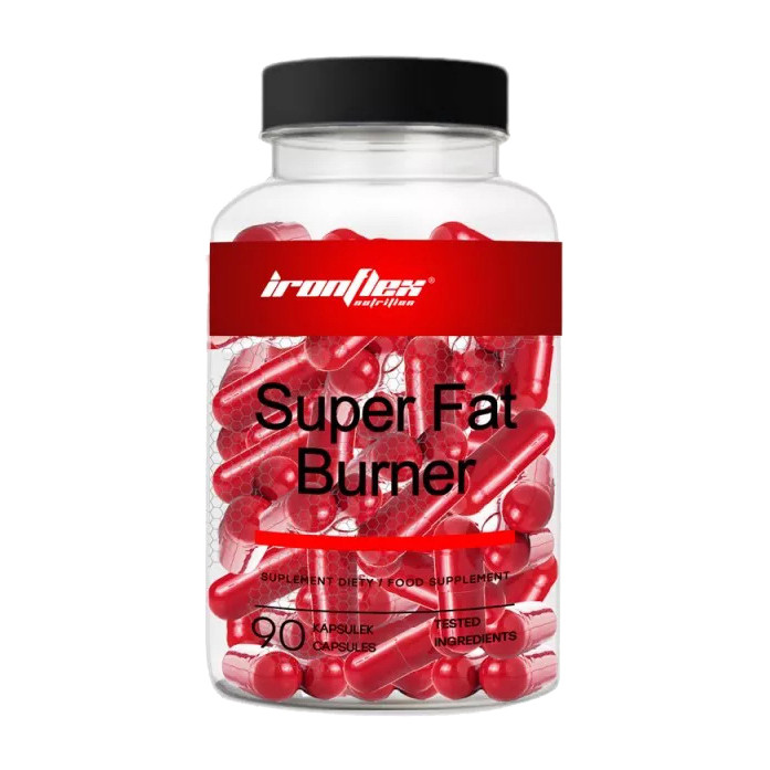 Ефективний жироспалювач Super Fat Burner (90 caps), IronFlex