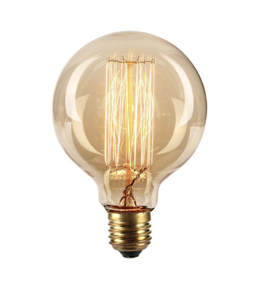 Светодиодная лампа Эдисона G95 40W 2700 K (диммируемая) - фото 1 - id-p583062160