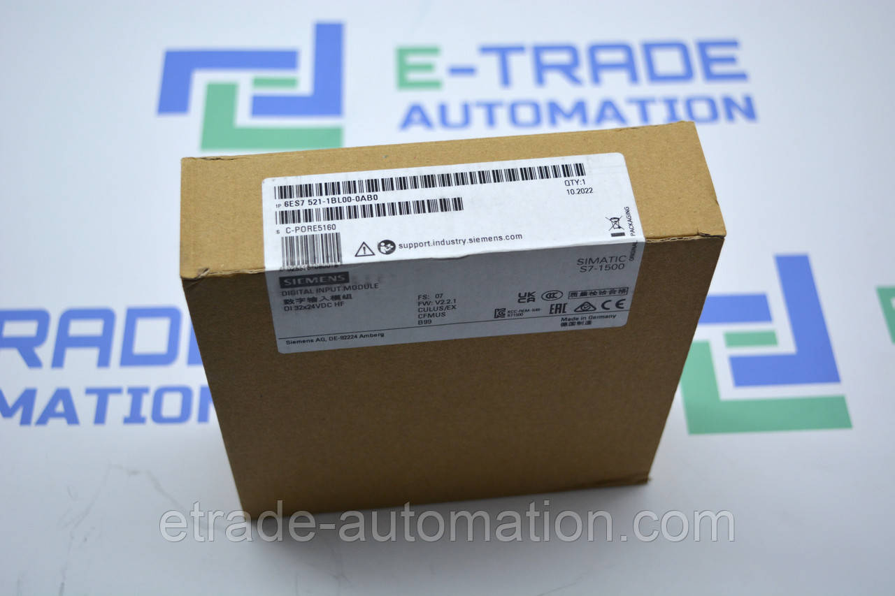 Модуль Siemens 6ES7521-1BL00-0AB0, фото 1