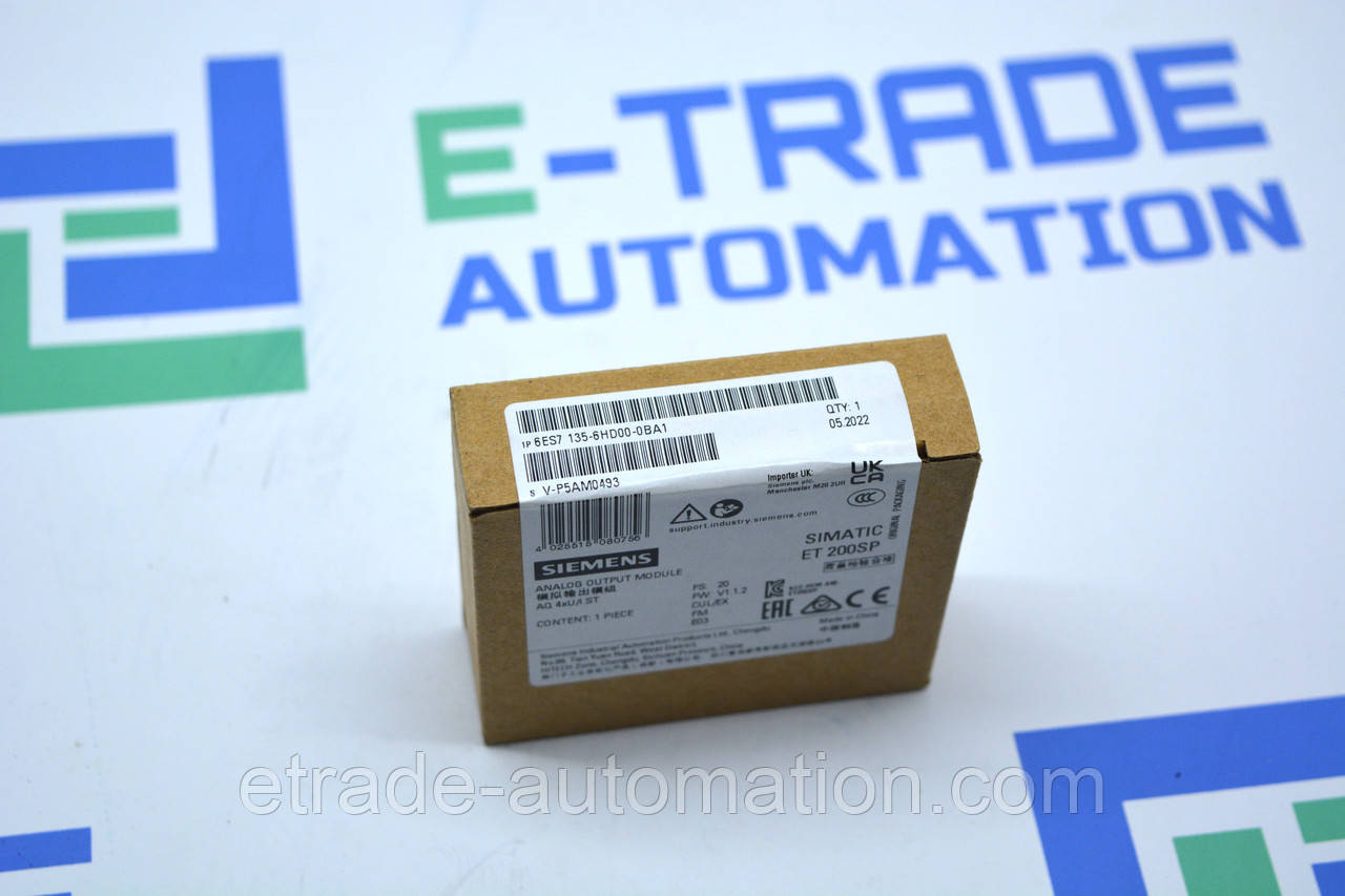 Модуль виведення Siemens 6ES7135-6HD00-0BA1, фото 1