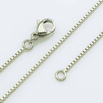 XUPING Ланцюжок Родій венеціанське плетіння , Довжина 60см, Ширина 0.1см