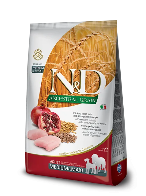 Farmina N&D Low Grain Dog Adult Medium & Maxi Chicken Cухий корм для дорослих собак середніх і великих порід 15кг