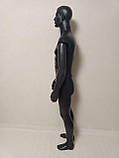 Манекен чоловічий у повний ріст сбірний чорний, фото 2