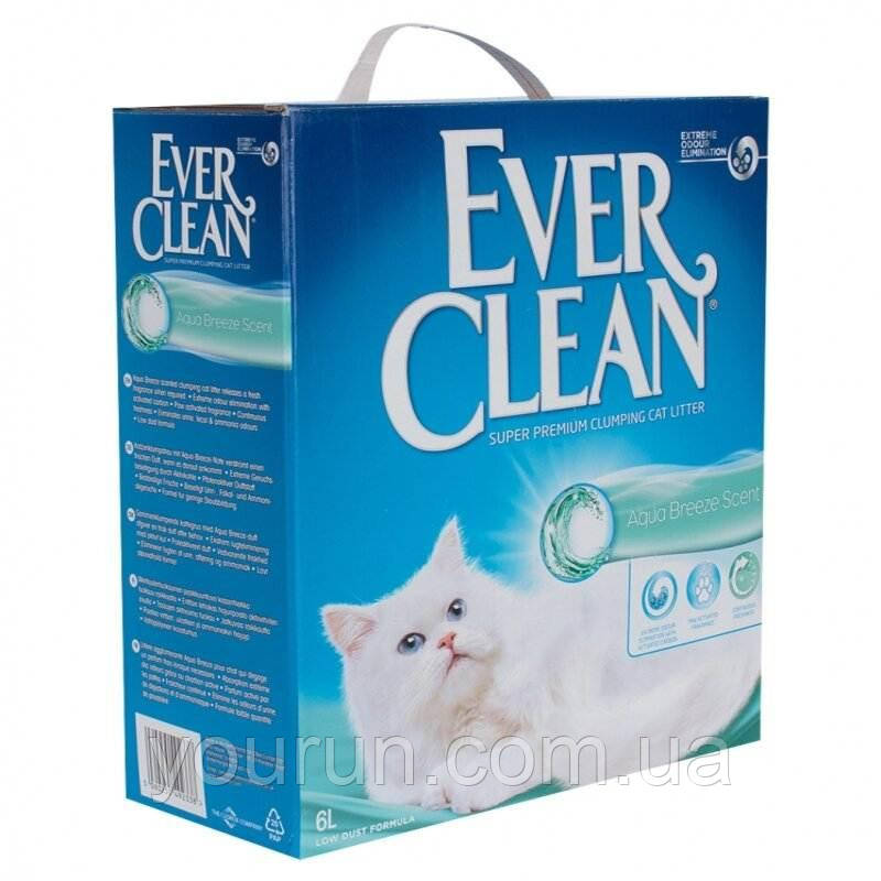 Ever Clean (Евер Клин) Aqua Breeze Наповнювач, що комкується для котячого туалету з ароматом морської свіжості 6 л, фото 1