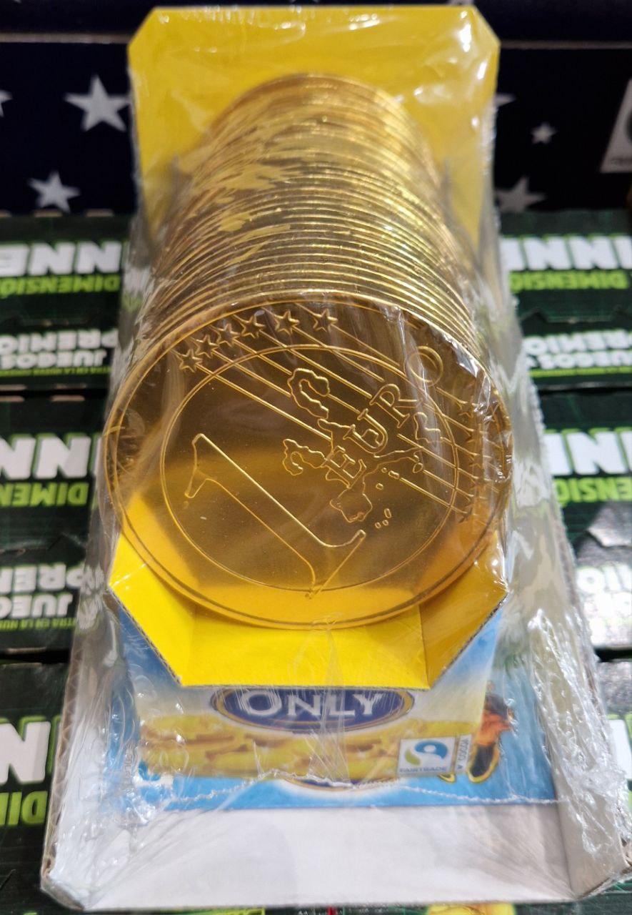 Шоколадні євро 21,5 г., фото 1