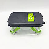 Овочерізка багатофункційна 22в1 механічна набір для нарізки овочів та фруктів з насадками та друшляком, фото 7