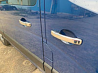 Накладки дверных ручек Opel Vivaro 14-/Movano 10-/Renault Trafic 14-/Master 11-/Nissan MV400 15- пластик на 2