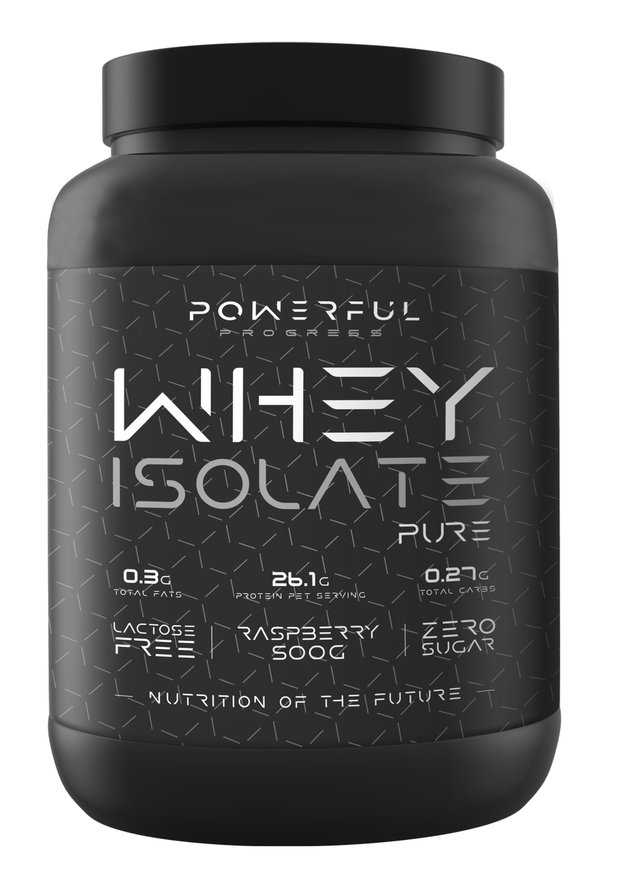 Протеїн Whey Isolate Powerful Progress 500 г Малина, фото 1