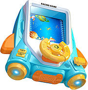 Автотренажер іграшка (працює на батарейках та від мережі, USB-кабель, підсвічування, звуки, музика) 8800-1, фото 3