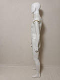 Манекен чоловічий у повний ріст сбірний Білий (безликий), фото 3