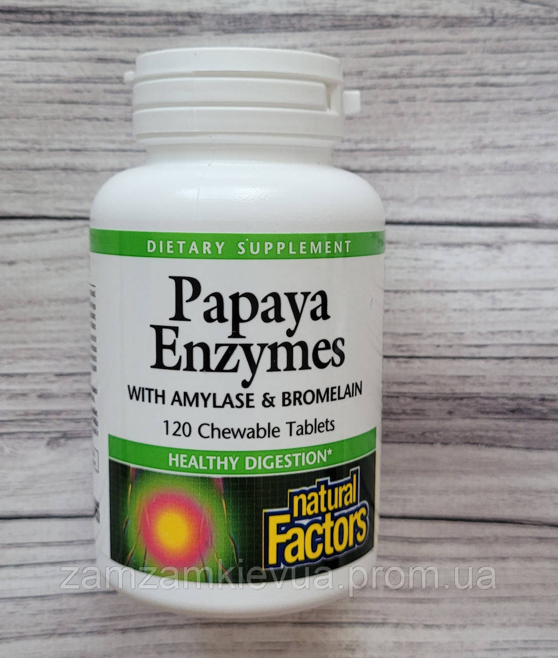Купить Пищеварительные ферменты Natural Factors Papaya Enzeme , супер ...