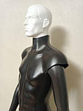 Манекен чоловічий чорний з білою головою, фото 4
