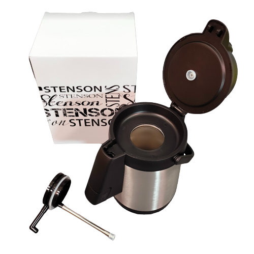 Термос з помпою 3 л Steel Stenson, фото 1