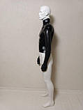 Манекен чоловічий з білою головою чорним торсом та білими ногами, фото 3