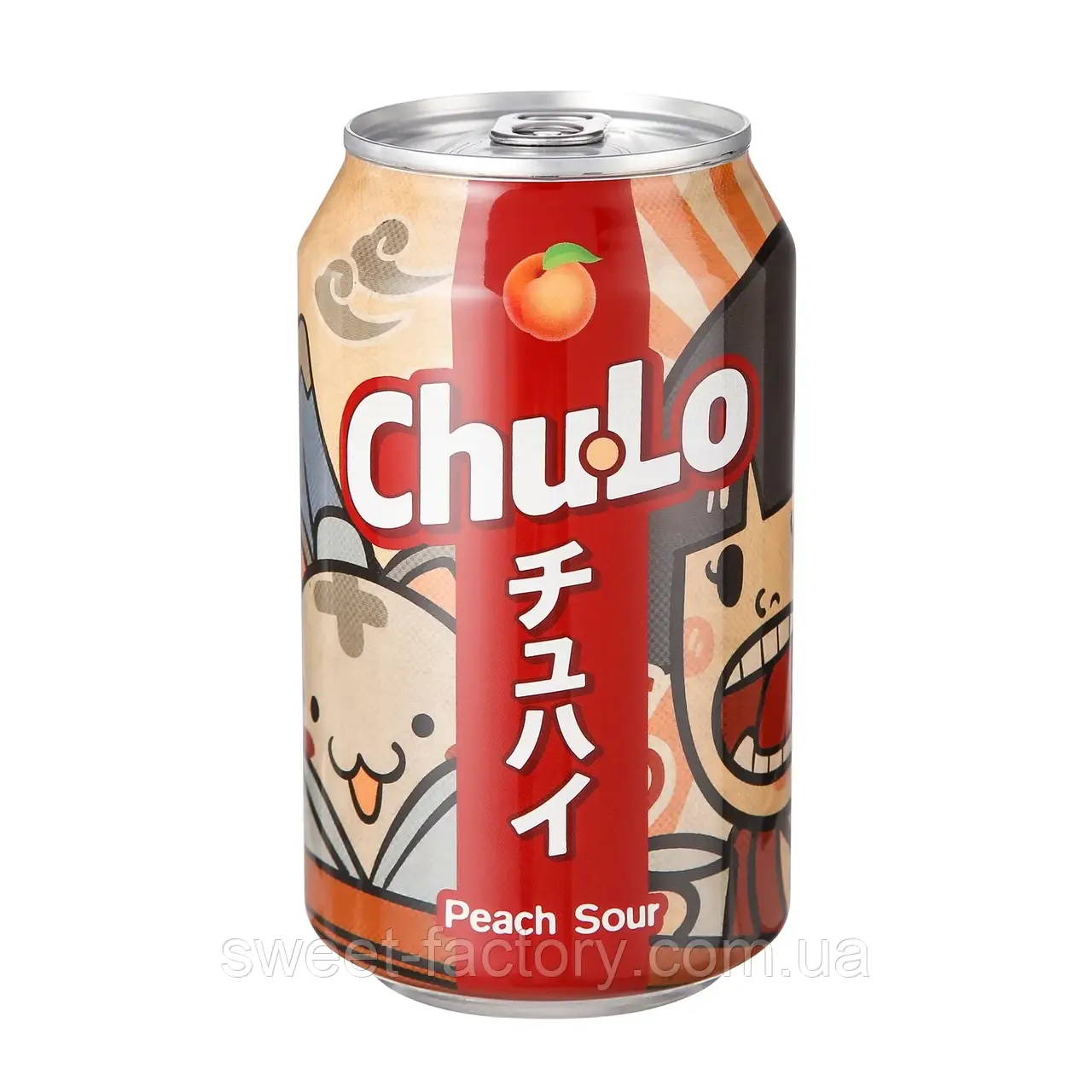 Напій Chu lo Peach Sour Персик 330ml, фото 1