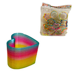 1228 MCS Пружинка, 4 різновиди,цінка за 12 штук у пакеті