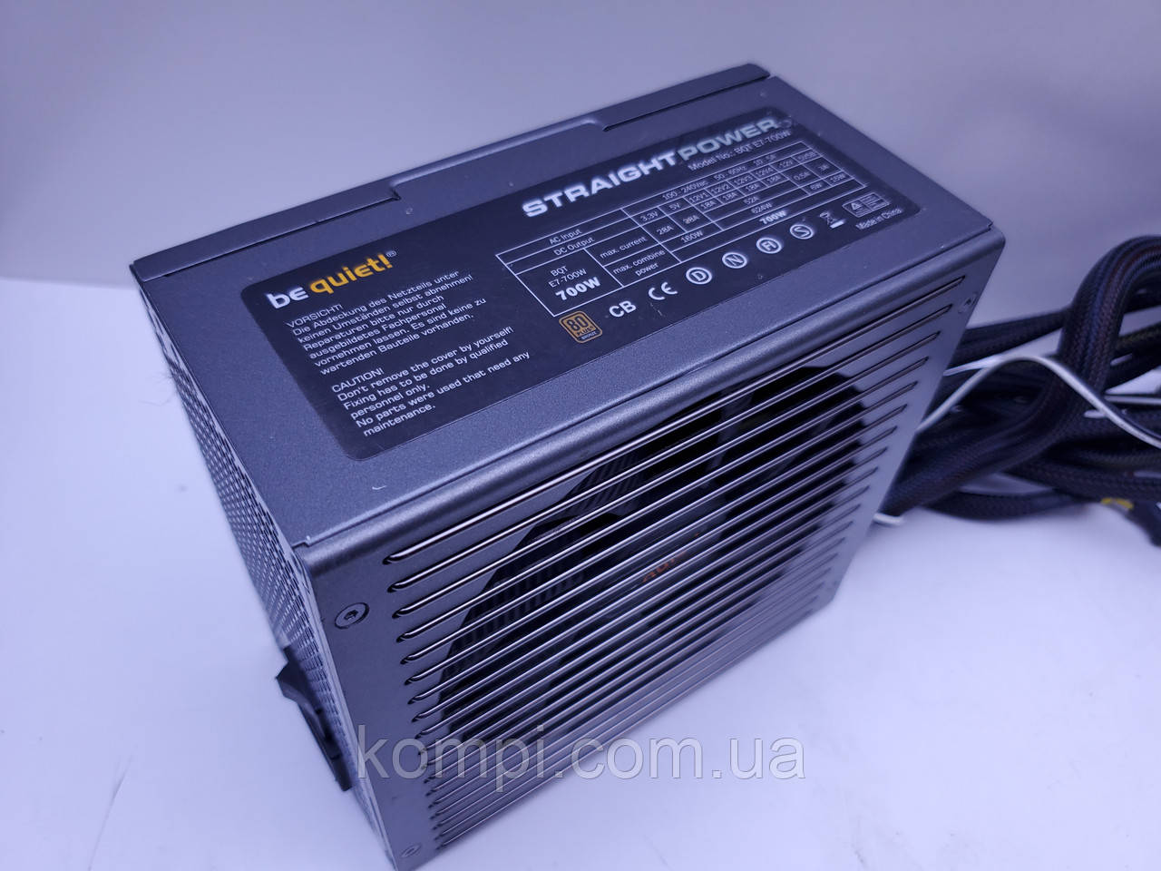 Блок живлення Be Quiet! 700W (BQT E7-700W,80Plus,б/в), фото 1