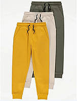 Спортивные штаны с начесом хаки бежевые и коричневые George 140/146, 146/152, 152/158см