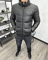 Мужская куртка Hugo Boss H3841 черная 4XL