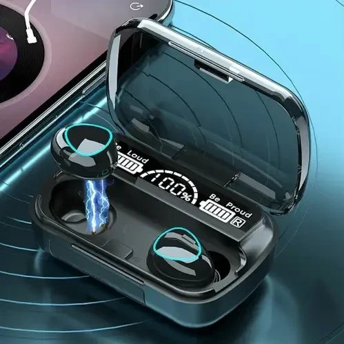 Бездротові навушники вкладки з мікрофоном TWS WIRELESS M10 для Андроїд і IOS Bluetooth навушники