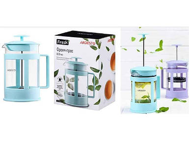Френч-прес 800мл тіфані Fresh блакитний ТМ ARDESTO FG