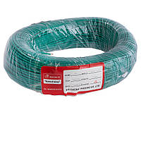 Провод многожильный 0.5mm2 (20AWG/16xD0.20мм, медь, PVC), зеленый