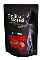 Dolina Noteci Premium Sterilised Danie паучи для стерилизованных кошек 85 г х 10 шт(говядина)
