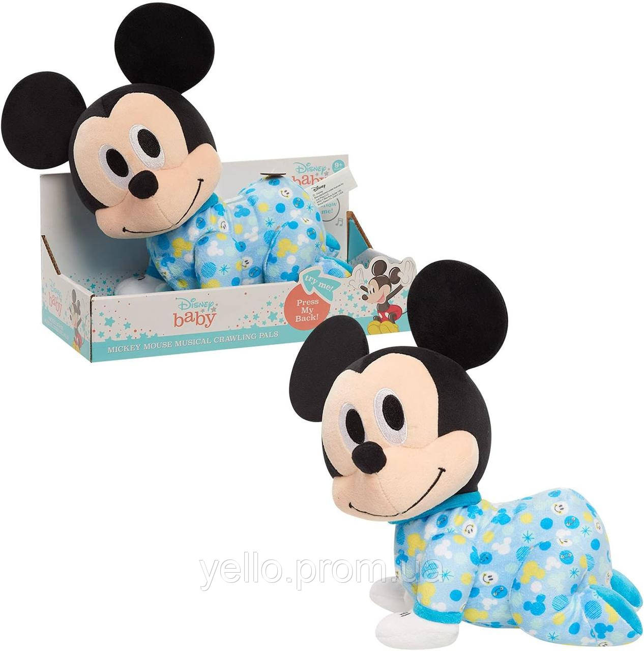 Інтерактивна повзуча іграшка Disney Baby Musical Crawling Mickey Mouse