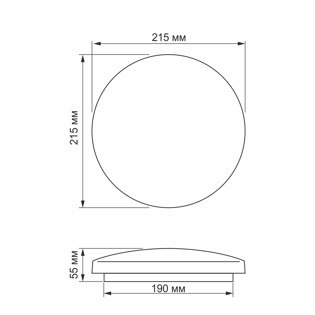 LED светильник настенно-потолочный 18W 5000K 220V Кольца - фото 3 - id-p1981184259