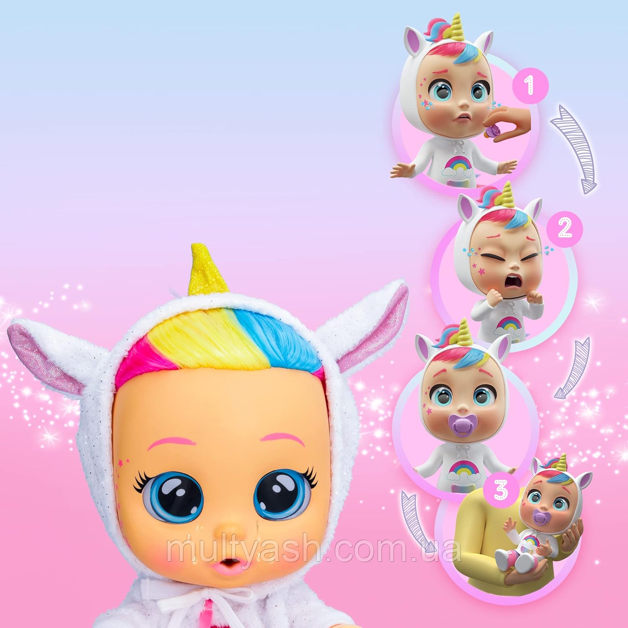 Cry babies best sale interactive doll
