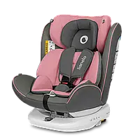 Дитяче автокрісло Lionelo BASTIAAN PINK BABY  (white base)