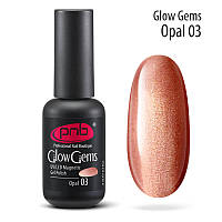 Магнитный гель лак Glow Gems PNB 03 Opal, 8мл