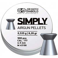 Кульки JSB Diabolo Simply 4,5 мм, 0.535 г, 500 шт./пач. (001246-500)