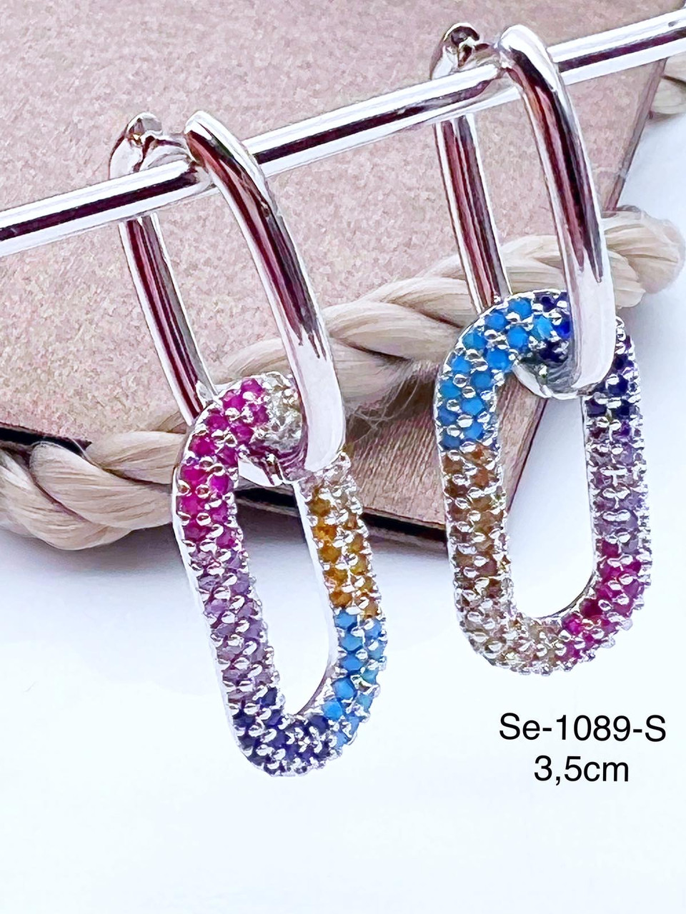 Сережки Stainlees Steel преміум