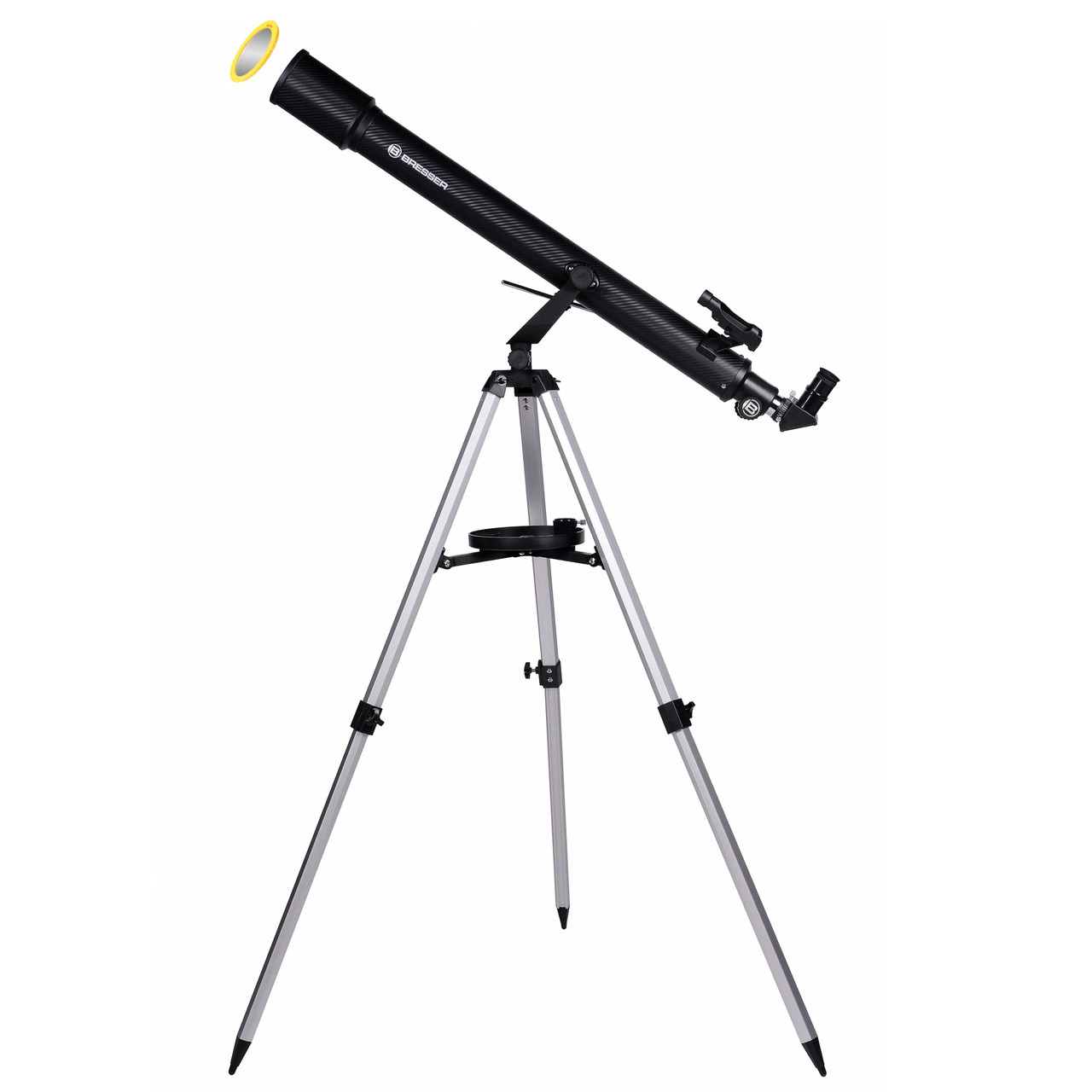 Телескоп Bresser Sirius 70/900 AZ із сонячним фільтром і адаптером для смартфона рефракторний