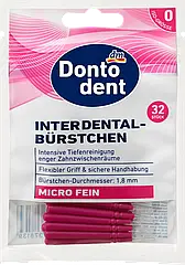 Міжзубні щітки (йоржики) Dontodent (0.35 мм ISO 0) 32 шт