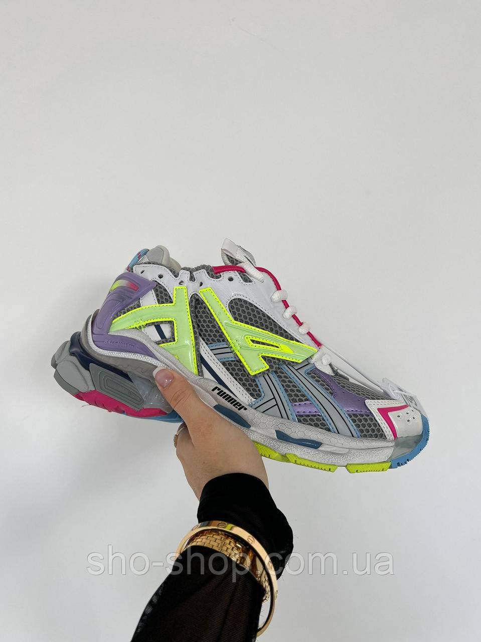 Кроссовки Balenciaga Trainer Multi Caged Runner Sneakers, фото 1