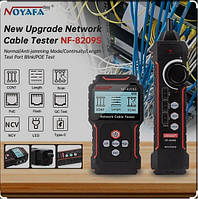 NOYAFA NF8209S Многофункциональный тестер сетевого кабеля RJ45 CAT6 Кабельный трекер PoE/ Измерение длины