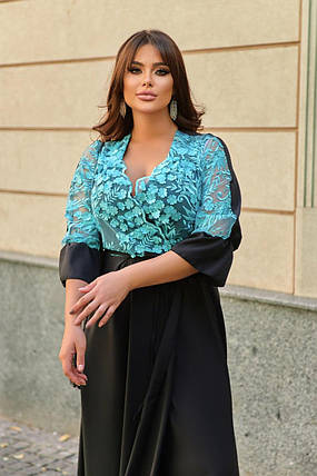 Сукня до підлоги ошатна БАТАЛ, фото 2