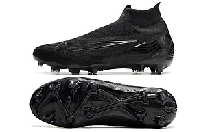 Eur35-45 бутси чорні Nike Phantom GX Elite DF FG чоловічі жіночі футбольні водонепроникні