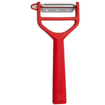 Двостороння овочечистка Opinel / Опінель T-Duo Polymer Red (Франція), фото 1
