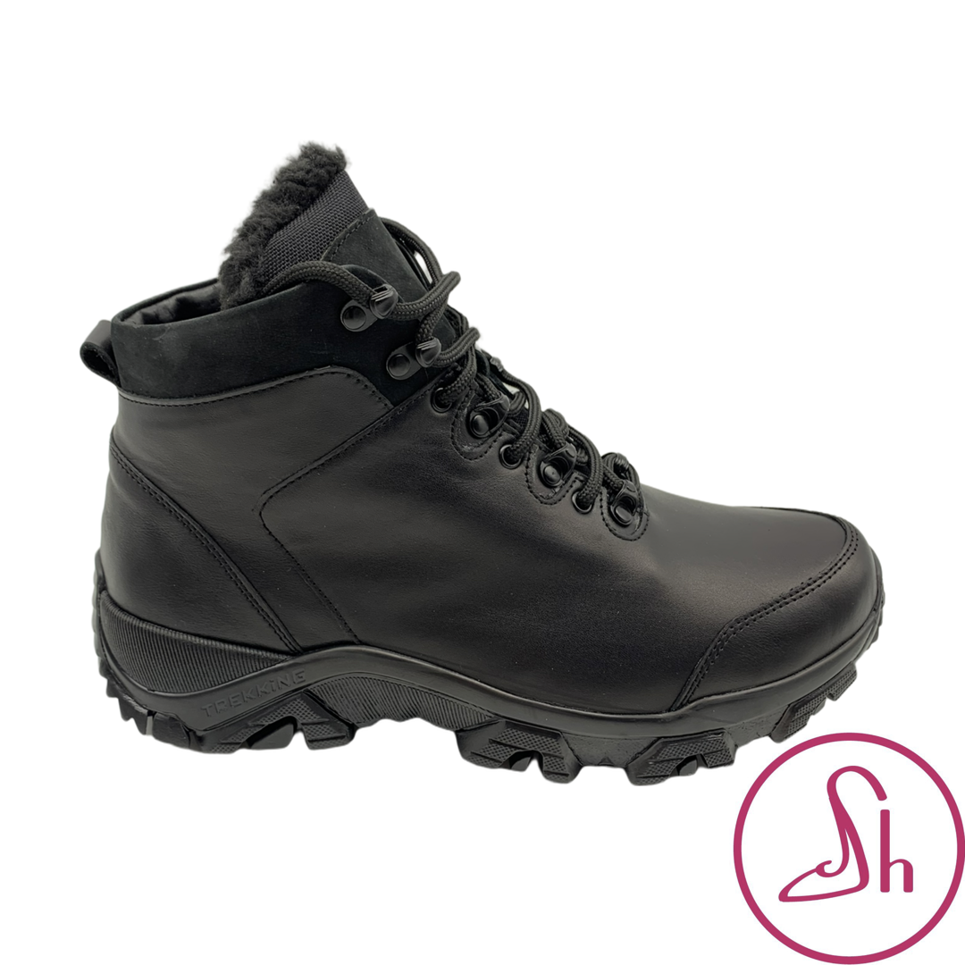 Черевики чоловічі шкіряні чорного кольору “Style Shoes”