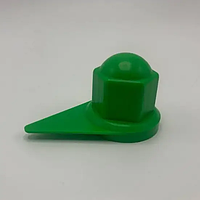 Колпачок пластиковый на колесную гайку "27" стрелка зеленого цвета