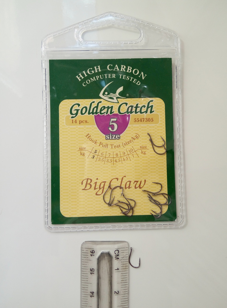 Гачки для риболовлі Golden Catch Big Claw No5
