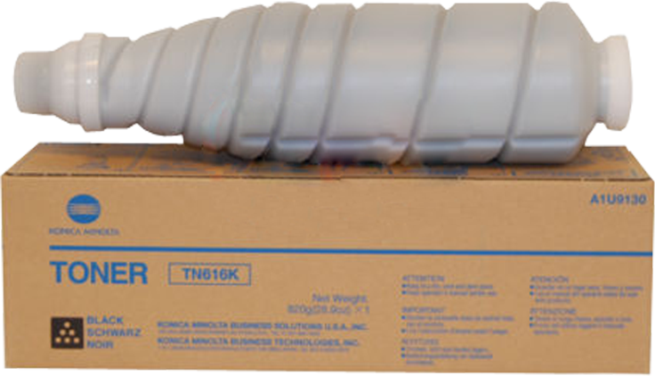 Тонер Konica Minolta TN-616K Black (чорний) bizhub C6000/C7000 на 41 500@5%.