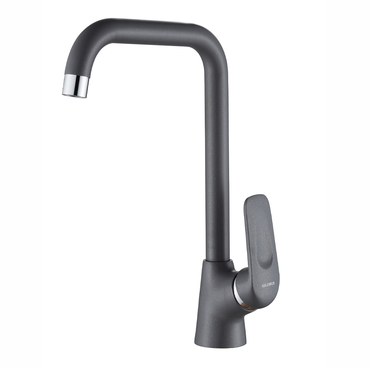Кухонний змішувач Globus Lux Koln GLK-0203L-3-TITANIUM темно сірий